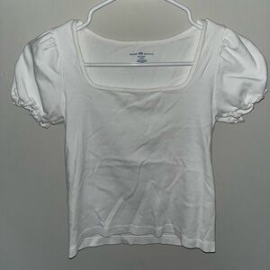 Women’s Brandy Melville White Square Neck Top
